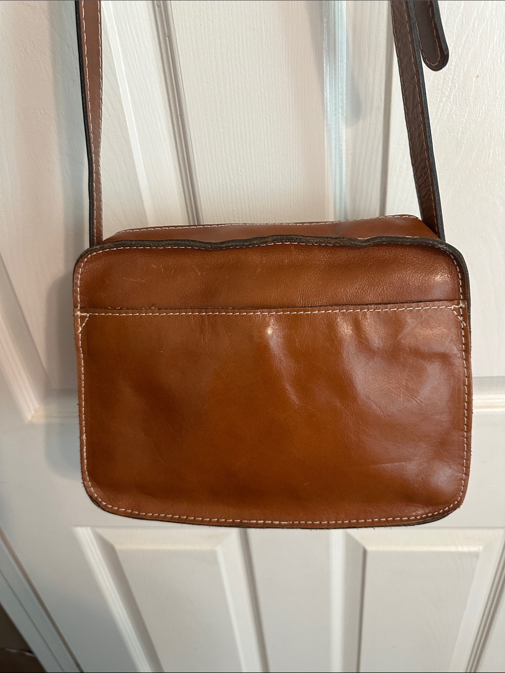 Patricia Nash Cognac Brown Leather Crossbody Bag - Picture 6 of 12